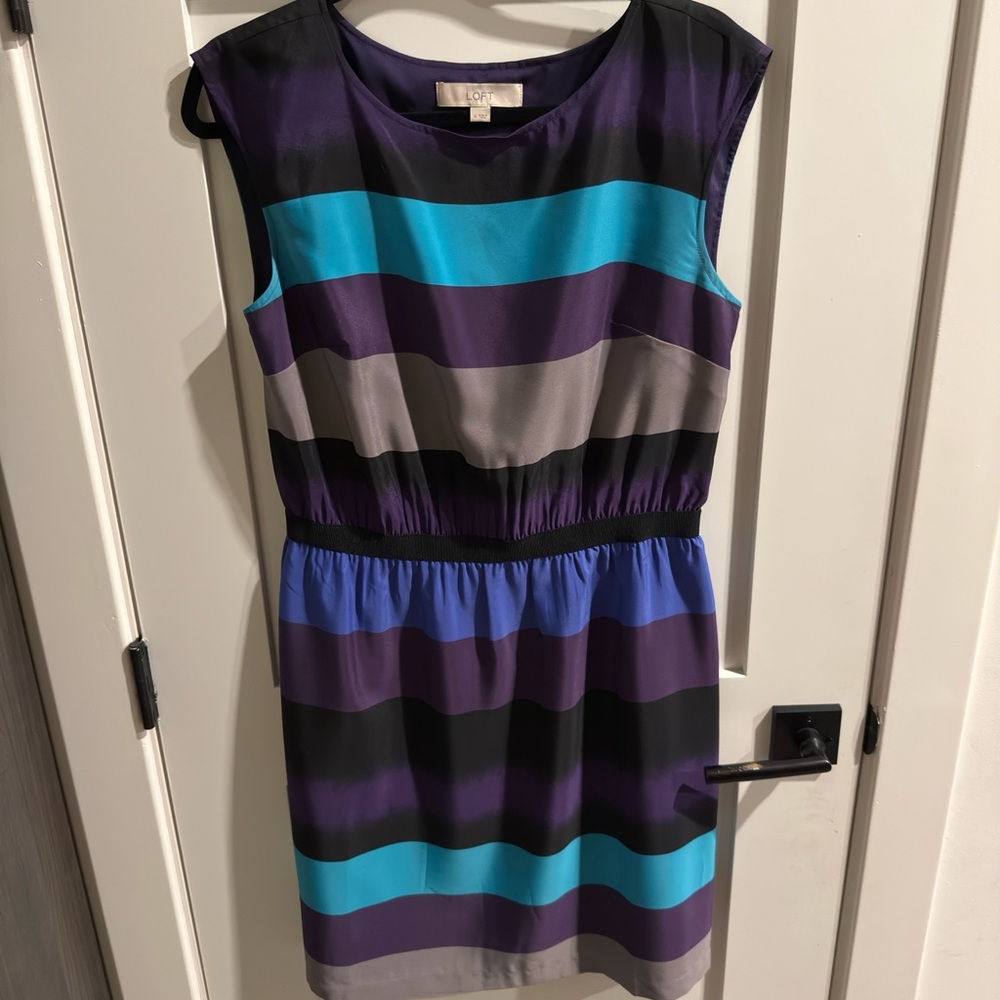 Ann Taylor Striped Dress